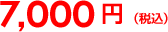 7,000円 7,000円