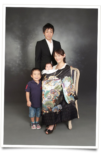 お宮参り写真